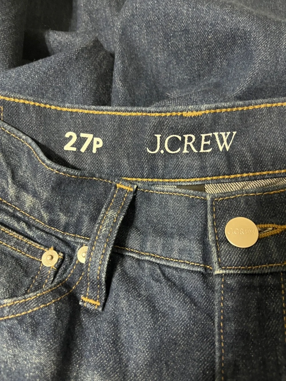 J. Crew High Rise Denim Trouser Jean 27P - Picture 4 of 8